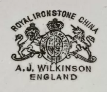 Daisy 'n Chain | Arthur J. Wilkinson (Late Richard Alcock) | Ewer and Wash Basin | Mark | 003