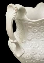 Daisy (Rosette) | Don Pottery Co. | Table Pitcher | Handle | 002