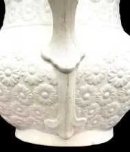 Daisy (Rosette) | Don Pottery Co. | Table Pitcher | Handle | 003