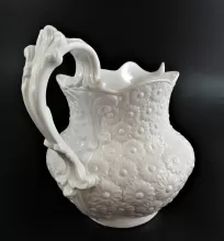 Daisy (Rosette) | William Ridgway & Co. | Table Pitcher | Handle | 002