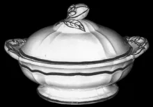 Dangling Tulip | John Farrall | Vegetable Tureen Base and Lid | DecItem | 002