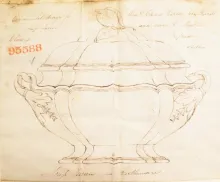 Dangling Tulip_Pearson, Farrall, & Meakin_Vegetable Tureen Base and Lid_KewItem_001
