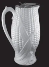Ear of Corn | James Ellis & Son | Syrup Pitcher with Metal Lid | Item | 005