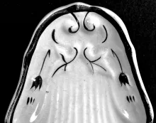 East End Pottery Shell_East End Pottery_Relish Dish_Handle_002
