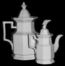 Europa (Gothic) | Mellor, Venables, & Co. | Teapot or Coffee Pot Base and Lid | Collection | 001