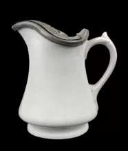 Fanfare | Elsmore & Forster | Syrup Pitcher with Metal Lid | Item | 001