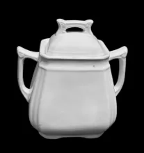 Fish Hook | Alfred Meakin | Sugar Bowl with Lid | Item | 001