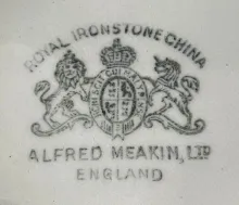 Fish Hook | Alfred Meakin | Vegetable Tureen Base and Lid | Mark | 004