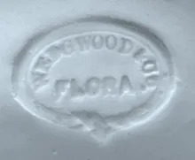 Flora (Bordered Gooseberry)_Wedgwood & Co._Sauce or Soup Tureen Underplate_Mark_003