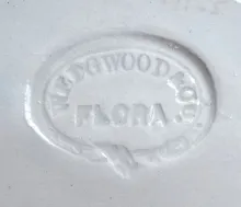 Flora (Bordered Gooseberry) | Wedgwood & Co. | Teapot or Coffee Pot Base and Lid | Mark | 002