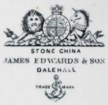 Floral Button | James Edwards & Son | Chamber Pot Base | Mark | 003