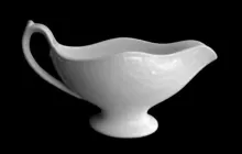 Florence (Plain Uplift) | J. & G. Meakin | Gravy Boat | Item | 001