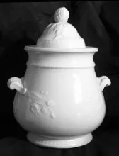 Flower Sprig with Chain | Grose & Co. | Sugar Bowl with Lid | Item | 001