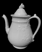 Flower Sprig with Chain | Grose & Co. | Teapot or Coffee Pot base and Lid | Item | 001