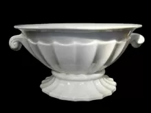 Fluted Double Swirl | Unspecified | Compote on Tall Pedestal | Item | 001