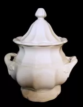 Fluted Hops | J. W. Pankhurst (& Co.) | Sugar Bowl with Lid | Item | 001