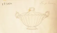 Fluted Panels_J. Wedgwood_Sauce or Soup Tureen Base and Lid_KewItem_001