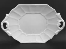 Fluted Panels | J. Wedgwood | Sauce or Soup Tureen Underplate | Item | 003