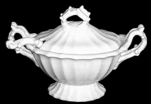 Fluted Panels | Thomas Edwards | Sauce or Soup Tureen Base, Lid, and Ladle | Item | 001