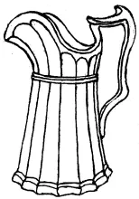 Fluted Panels_Unspecified_Table Pitcher_ItemDrw_002