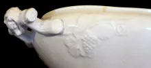 Fox and Grape | Thomas Furnival & Sons | Vegetable Tureen Base | Embossing | 007