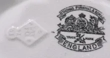 Fox and Grape | Thomas Furnival & Sons | Vegetable Tureen Base | Mark | 010