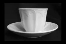 Framed Leaf | J. W. Pankhurst (& Co.) | Handleless Cup and Saucer | Item | 001