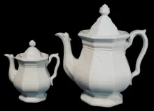 Framed Leaf | J. W. Pankhurst (& Co.) | Teapot Base and Lid | Collection | 001