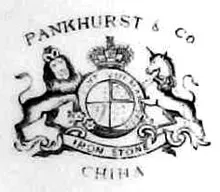 Framed Leaf | J. W. Pankhurst (& Co.) | Teapot or Coffee Pot Base and Lid | Mark | 002