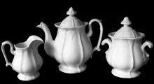 Framed Leaf | Samuel Alcock & Co. | Complete Tea Set | Collection | 001