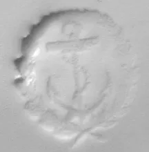 Framed Leaf_Unspecified_Cake or Cookie Plate without Pedestal Foot_Mark_002