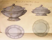 Framed Panels_Charles Meigh & Son_Dinner Set Pieces_KewColl_001