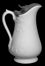 Fuchsia | Unspecified | Syrup Pitcher with Metal Lid | Item | 001