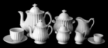 Full Ribbed | J. W. Pankhurst (& Co.) | Complete Tea Set | Collection | 001