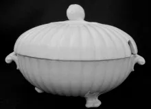 Full Ribbed | J. W. Pankhurst (& Co.) | Stew or Chowder Tureen Base and Lid | Item | 002