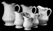 Full Ribbed | J. W. Pankhurst (& Co.) | Table Pitcher | Collection | 002