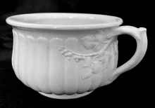 Full Ribbed | John Alcock | Chamber Pot Base | Handle | 004