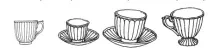Full Ribbed | Unspecified | Handled Cup | ItemDrw | 001