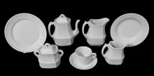 Golden Scroll | Powell & Bishop | Partial Tea Set | Collection | 001