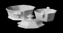 Gothic with Cameo | James Edwards | Butter Dish with Lid | Item | 002