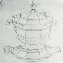 Gothic with Cameo_James Edwards_Sauce or Soup Tureen Base, Lid, and Underplate_KewDrw_002