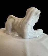 Gothic | Charles J. Mason | Sauce or Soup Tureen Base and Lid | Finial | 005