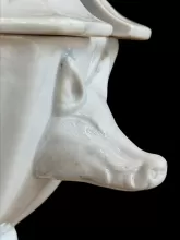 Gothic | Charles J. Mason | Sauce or Soup Tureen Base and Lid | Handle | 007