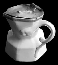 Gothic | Charles J. Mason | Syrup Pitcher with Metal Lid | Item | 004