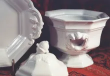 Gothic_Charles Meigh & Son_Sauce or Soup Tureen Base, Lid, and Underplate_Item_002