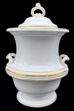 Gothic | Charles Meigh & Son | Waste or Slop Jar Base and Lid | DecItem | 001