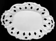 Gothic | Edward Challinor (& Co.) | Reticulated Basket Underplate | Item | 001
