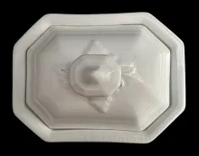 Gothic | Edward Challinor (& Co.) | Soap Dish Base, Lid, and Insert | Finial | 003