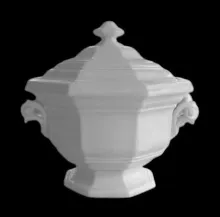 Gothic | Francis Morley (& Co.) | Sauce or Soup Tureen Base and Lid | Item | 001