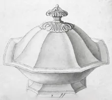 Gothic_George Phillips_Vegetable Tureen Base and Lid_KewDrw_002